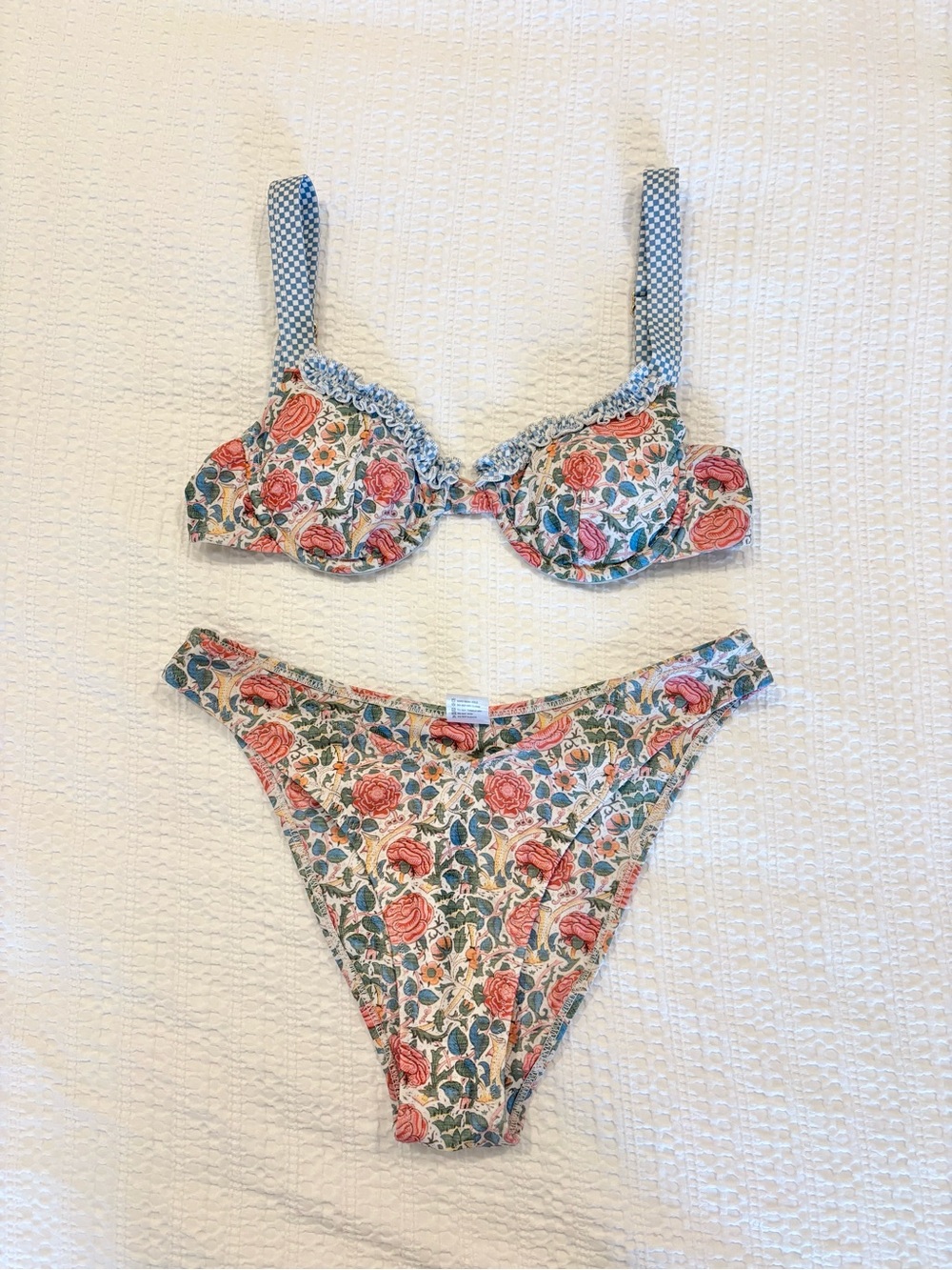 Strawberry Milk Mob Ladybird Bikini Set - Small